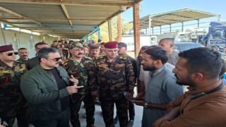 الوائلي يتفقد سيطرتي جيمن ودارمان في كركوك ويوجه بتعظيم الإيرادات