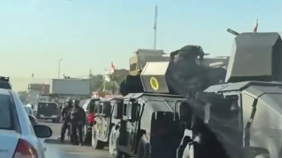 انتشار أمني كثيف…مدرعات وهمرات مكافحة الإرهاب تجوب مدينة الصدر بعد اعتقالات الخضراء