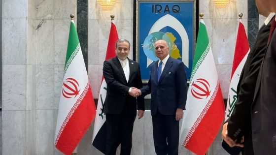 مؤتمر فؤاد حسين وعباس عراقجي..العراق يبلغ إيران: الحرب تضرنا.. تعالوا مع دول الخليج إلى بغداد لإنهائها