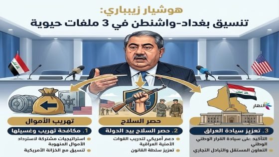 تنسيق بغداد رفيع مع واشنطن حالياّ…زيباري: خوف الصدر مفهوم.. الزيدي أخذ طائرات الفصائل وجاهز للقاء ترامب