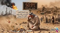 مرصد بيئي: العراق يخسر 150 مليون دولار عن كل يوم تتجاوز فيه الحرارة 50 مئوية