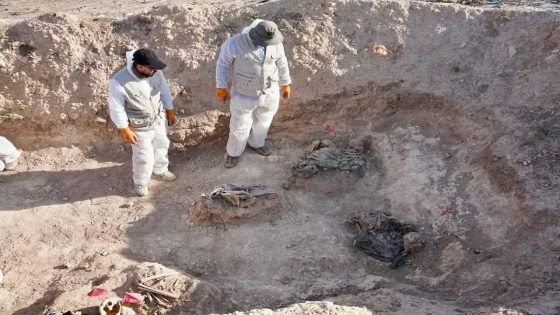 تنقيب مقبرة جماعية والتحري عن موقع جديد قد يضم رفاتاً