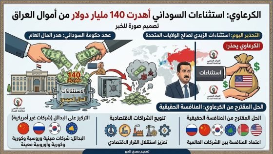 الكرعاوي: استثناءات السوداني أهدرت 140 مليار دولار من أموال العراق