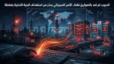سلاح موازٍ للمعارك التقليدية..”الحروب لم تعد بالصواريخ فقط”.. الأمن السيبراني يحذر من استهداف البنية التحتية بضغطة 