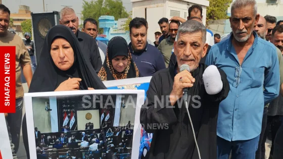 420  ألف عائلة تنتظر حقوقها.. ذوو الشهداء والجرحى يحتجون في بغداد