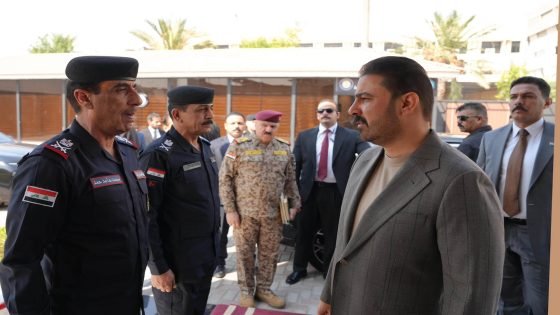 الزيدي يزور مديرية مكافحة المخدرات والمؤثرات العقلية