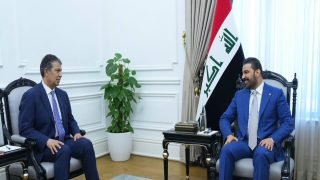 رئيس مجلس الوزراء السيد علي فالح الزيدي يستقبل رئيس شبكة الإعلام العراقي