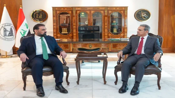 لقاء زيدان والحلبوسي.. تعاون معلن وملف الحصانة في الكواليس