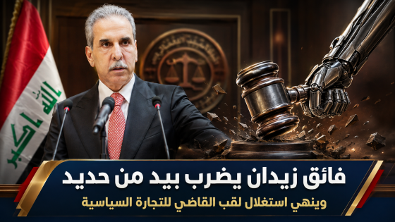 قضاء العراق يضرب بيد من حديد وينهي استغلال لقب القاضي للتجارة السياسية والترويجية وفي التجاذبات والحوارات الإعلامية والتلفزيونية