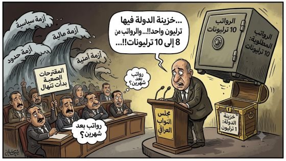 المتوفر ترليون والحاجة 10..الحكومة عاجزة عن توفير رواتب بعد شهرين من الآن.. وزير المالية يصارح البرلمان