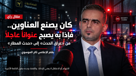 كان يصنع العناوين.. فإذا به يصبح عنوانا ً عاجلا ً | بقلم الإعلامي – ثائر الموسوي