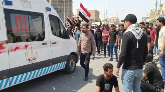 الحرارة تُسقط متظاهرين.. إغماءات خلال تظاهرة تربوية في البصرة