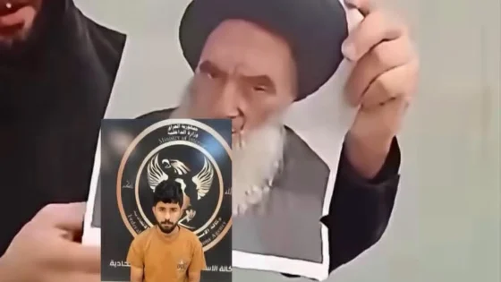 مكتب السيستاني يخاطب القضاء العراقي لإطلاق سراح شاب “أحرق” صورة المرجع