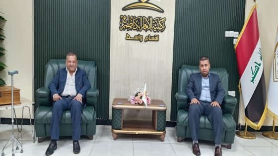 الدكتور حسن جمعة يلتقي معاون عميد كلية الإمام الكاظم (ع) ويبحثان آفاق التعاون المشترك