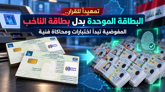 تمهيداً للقرار..البطاقة الموحدة بدل بطاقة الناخب.. المفوضية تبحث إجراء اختبارات ومحاكاة