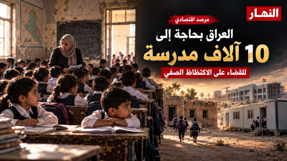 مرصد اقتصادي: العراق بحاجة إلى 10 آلاف مدرسة للقضاء على الاكتظاظ الصفي