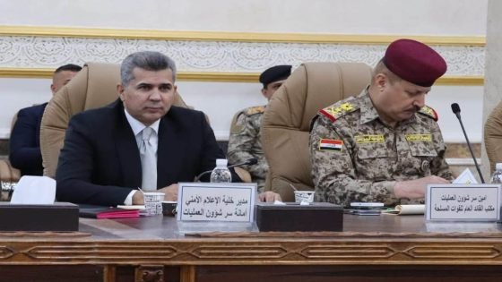 مدير مكتب القائد العام يترأس اجتماعاً لمنع تجريف الأراضي في بغداد.