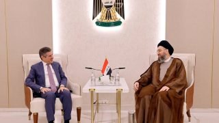 خلال لقاء في بغداد..الحكيم للقائم بأعمال أميركا ستيفن فاجن: ضرورة حصر السلاح وفق التوقيتات العراقية