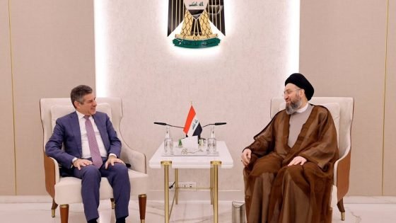 خلال لقاء في بغداد..الحكيم للقائم بأعمال أميركا ستيفن فاجن: ضرورة حصر السلاح وفق التوقيتات العراقية