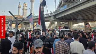 مطالب عديدة.. العشرات يتظاهرون في النجف وكركوك لإحياء “ذكرى تشرين”