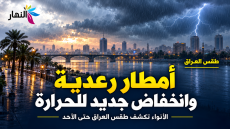 أمطار رعدية وانخفاض جديد للحرارة.. الأنواء تكشف طقس العراق حتى الأحد 