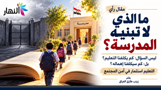 ما الذي لا تبنيه المدرسة؟ | زينب طارق العراق