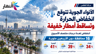 الأنواء الجوية تتوقع انخفاض الحرارة وتساقط أمطار خفيفة
