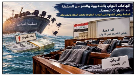 اتهامات النواب بالشعبوية والقفز من السفينة عند القرارات الصعبة..الحكمة يرفض القسوة على النواب: الحكومة رفعت الدولار ونحن نيام