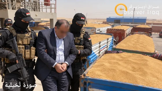 الإطاحة بمعاون مدير مجمع الاسحاقي: يساوم الفلاحين ويتلاعب بأصناف الحنطة مقابل مبالغ مالية