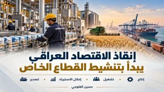 إنقاذ الاقتصاد العراقي يبدأ بتنشيط القطاع الخاص | حسين الفلوجي* 20/10/2026