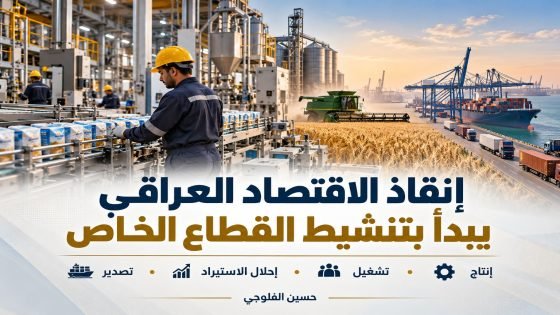 إنقاذ الاقتصاد العراقي يبدأ بتنشيط القطاع الخاص | حسين الفلوجي* 20/10/2026